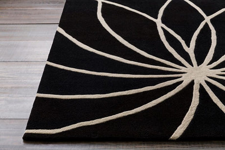 Livabliss Forum fm - 7072 Black / White Rugs - Livabliss - fm7072 - 23