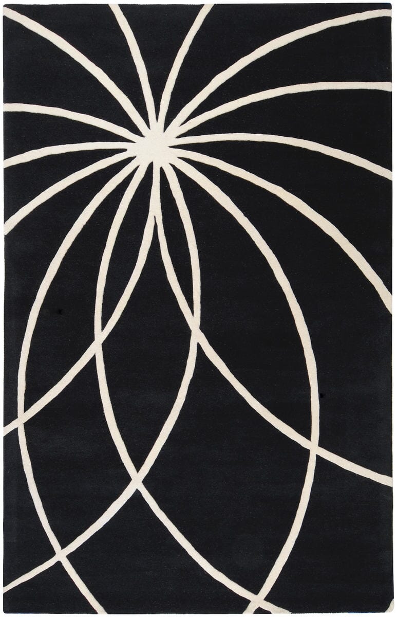 Livabliss Forum fm - 7072 Black / White Rugs - Livabliss - fm7072 - 23