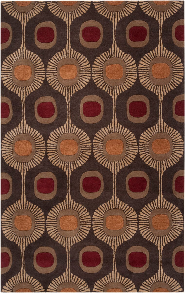 Livabliss Forum Fm - 7170 Dark Chocolate / Tan / Dark Beige Rugs - Livabliss - fm7170 - 23
