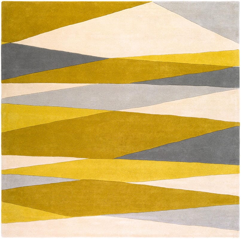 Livabliss Forum Fm - 7203 Olive, Cream, Teal, Lime, Light Gray Rugs - Livabliss - fm7203 - 4sq
