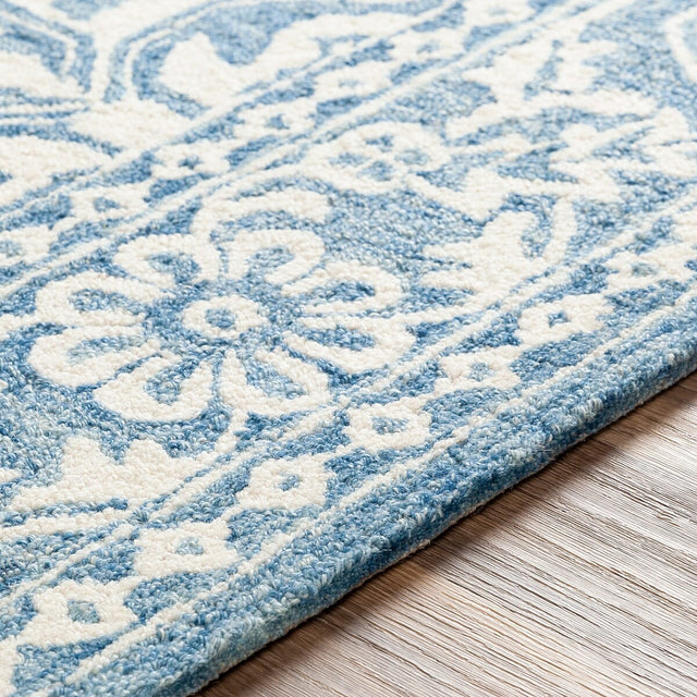Livabliss Granada Gnd - 2300 Aqua, Dark Blue, Cream Rugs - Livabliss - gnd2300 - 23