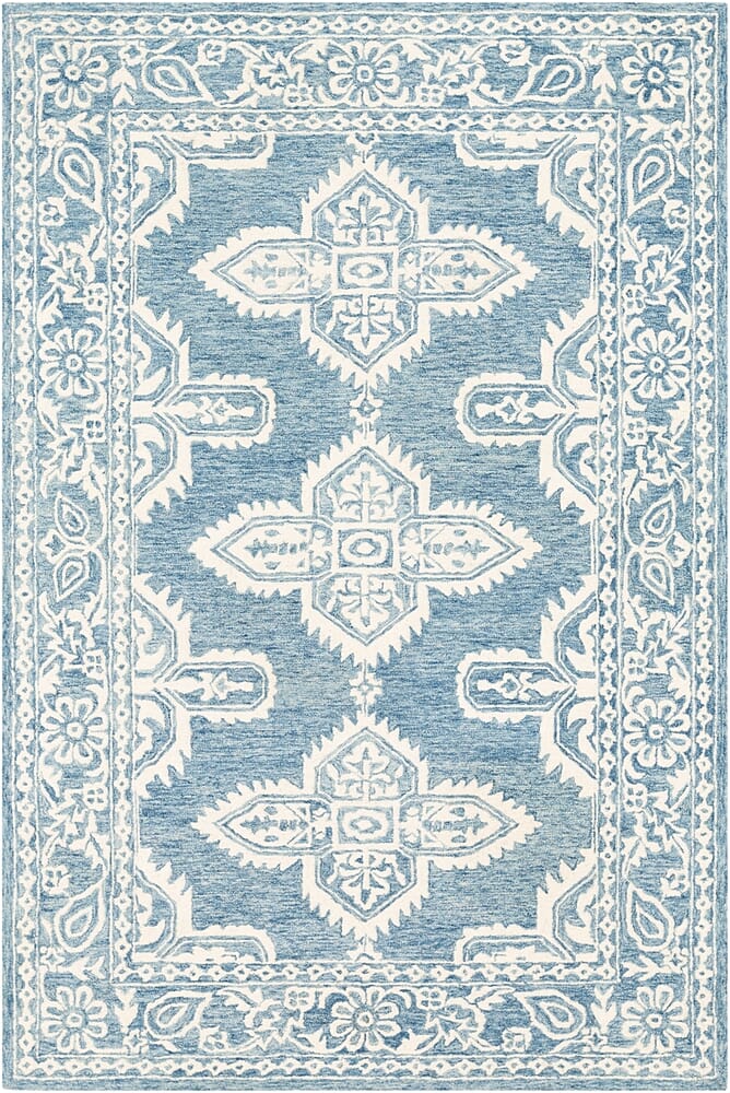 Livabliss Granada Gnd - 2300 Aqua, Dark Blue, Cream Rugs - Livabliss - gnd2300 - 23