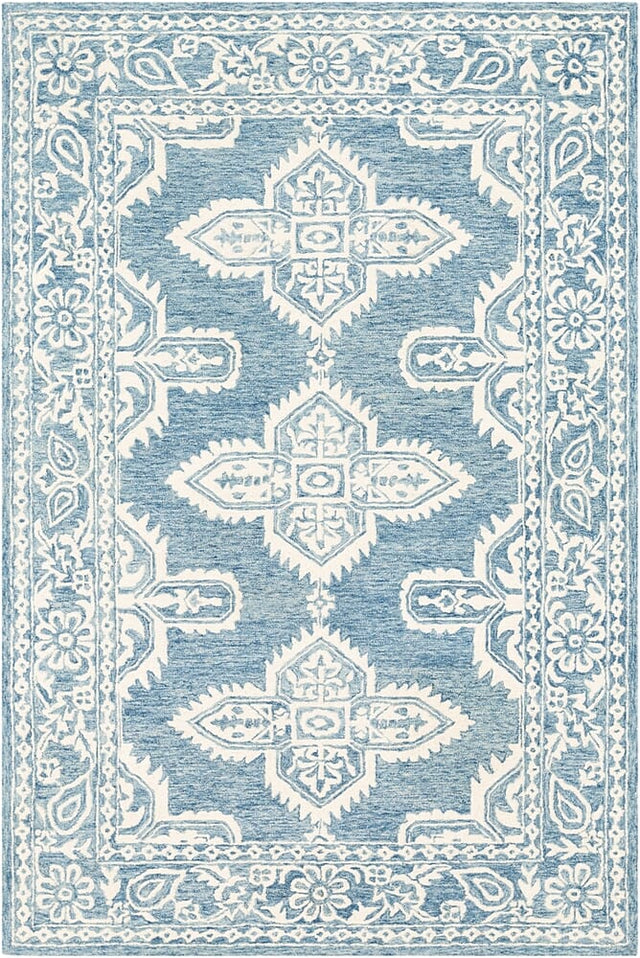 Livabliss Granada Gnd - 2300 Aqua, Dark Blue, Cream Rugs - Livabliss - gnd2300 - 23