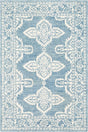 Livabliss Granada Gnd - 2300 Aqua, Dark Blue, Cream Rugs - Livabliss - gnd2300 - 23