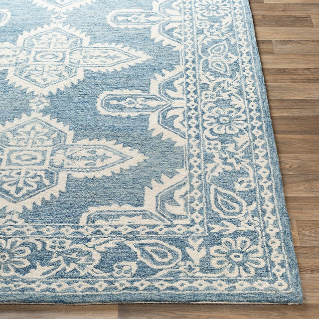 Livabliss Granada Gnd - 2300 Aqua, Dark Blue, Cream Rugs - Livabliss - gnd2300 - 23