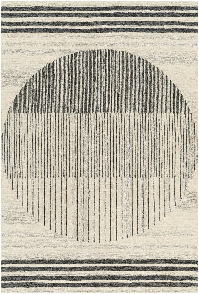 Livabliss Granada Gnd - 2334 Light Beige, Black Rug - Livabliss - gnd2334 - 23