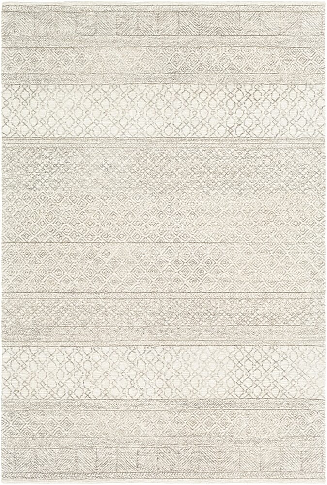 Livabliss Maroc Mar - 2302 Ivory, Gray, Medium Gray, Dark Brown Rug - Livabliss - mar2302 - 23