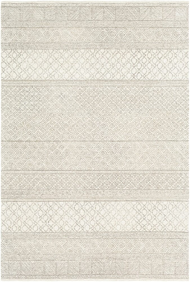 Livabliss Maroc Mar - 2302 Ivory, Gray, Medium Gray, Dark Brown Rug - Livabliss - mar2302 - 23