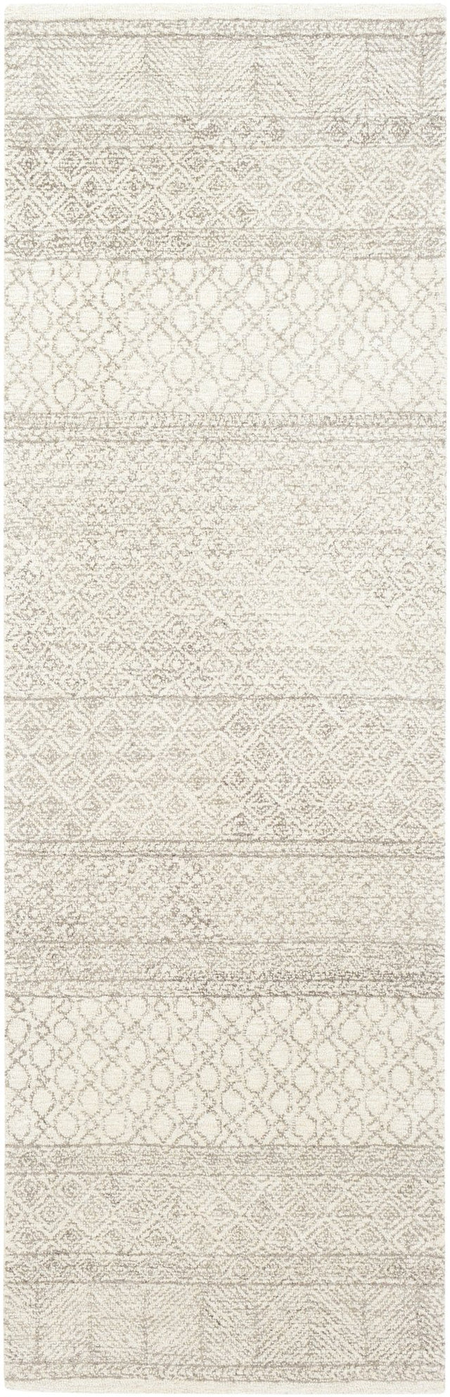 Livabliss Maroc Mar - 2302 Ivory, Gray, Medium Gray, Dark Brown Rug - Livabliss - mar2302 - 268
