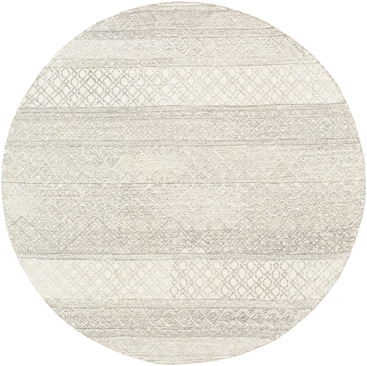 Livabliss Maroc Mar - 2302 Ivory, Gray, Medium Gray, Dark Brown Rug - Livabliss - mar2302 - 4rd