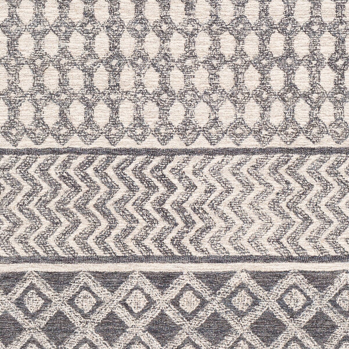 Livabliss Maroc Mar - 2305 Charcoal, Teal, Medium Gray, Cream Rugs - Livabliss - mar2305 - 23