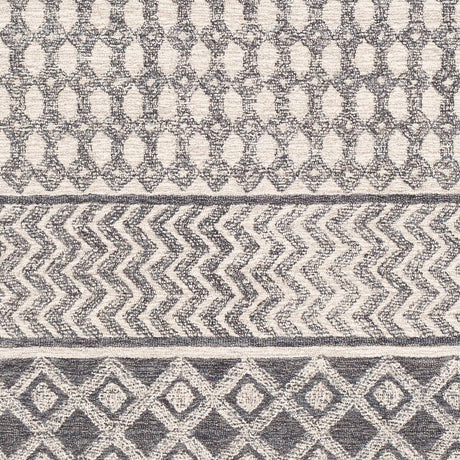 Livabliss Maroc Mar - 2305 Charcoal, Teal, Medium Gray, Cream Rugs - Livabliss - mar2305 - 23