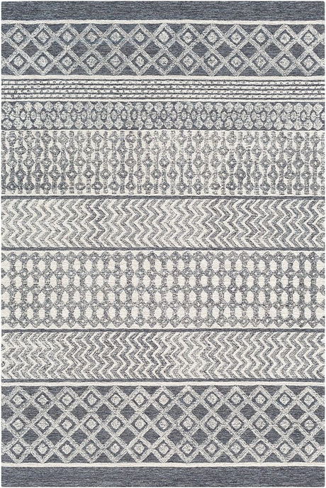Livabliss Maroc Mar - 2305 Charcoal, Teal, Medium Gray, Cream Rugs - Livabliss - mar2305 - 23