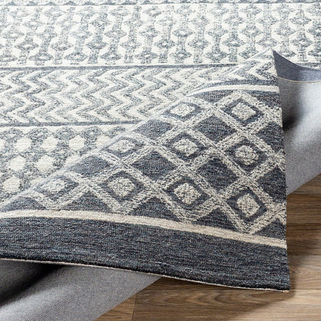 Livabliss Maroc Mar - 2305 Charcoal, Teal, Medium Gray, Cream Rugs - Livabliss - mar2305 - 23