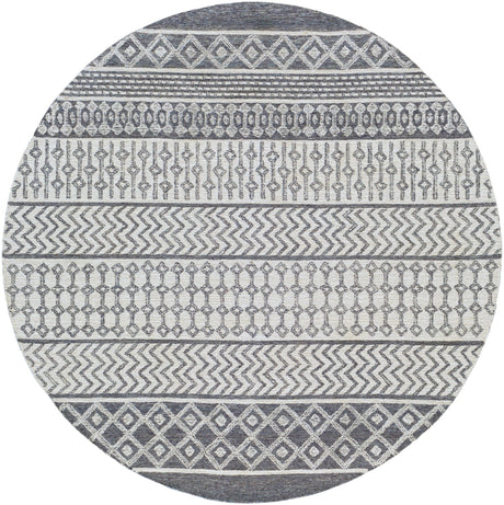 Livabliss Maroc Mar - 2305 Charcoal, Teal, Medium Gray, Cream Rugs - Livabliss - mar2305 - 6rd
