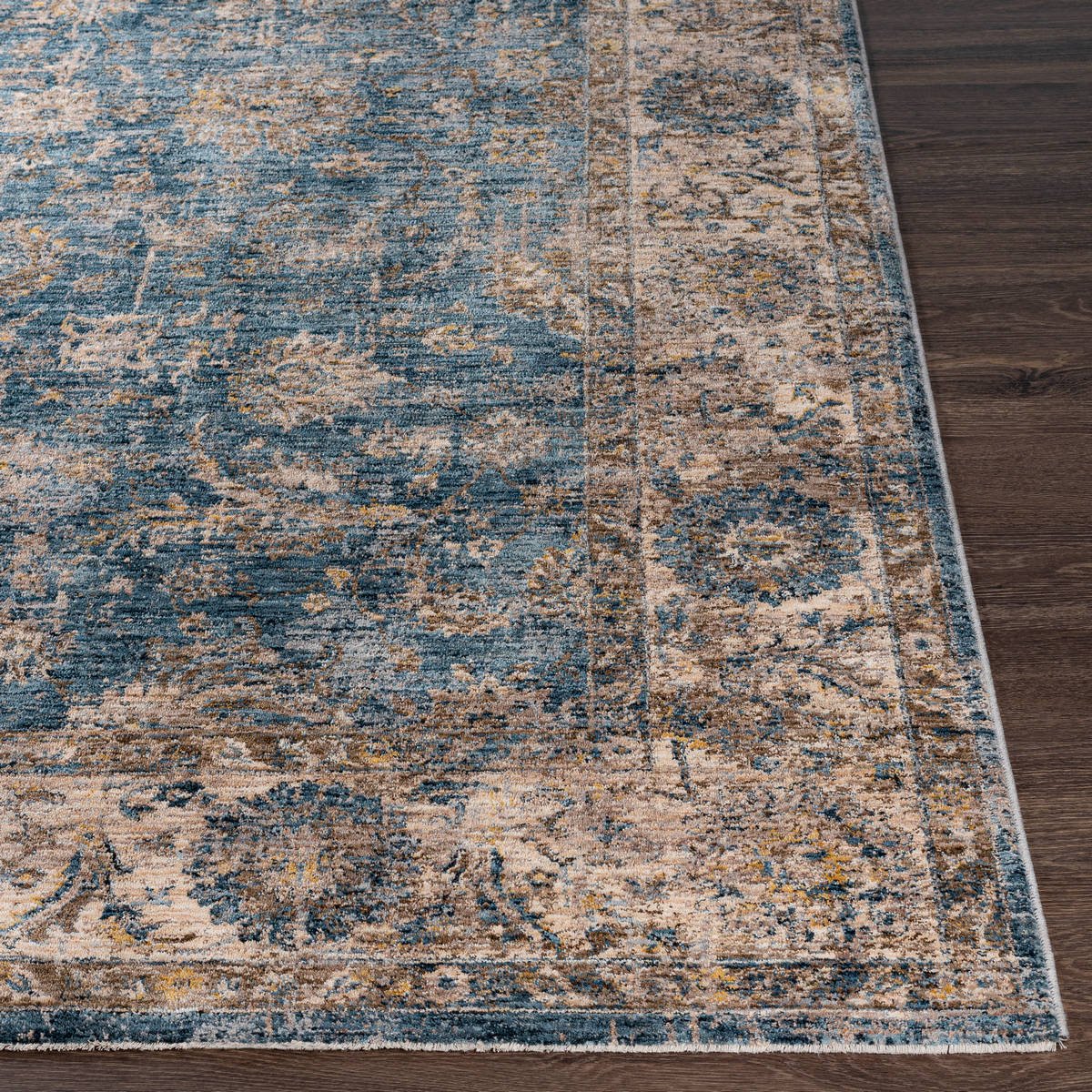 Livabliss Mirabel Mbe - 2305 Teal, Aqua, Mustard, Medium Gray Rugs - Livabliss - mbe2305 - 23