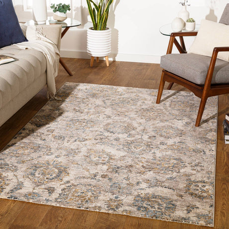 Livabliss Mirabel Mbe - 2316 Teal, Aqua, Mustard, Dark Brown Rugs - Livabliss - mbe2316 - 23