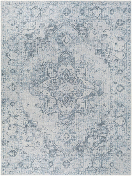 Surya Lillian Lll-2334 Oatmeal, Gray, Black, Dark Blue, Brown Rug.