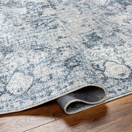 Surya Lillian Lll-2334 Oatmeal, Gray, Black, Dark Blue, Brown Rug.