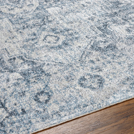 Surya Lillian Lll-2334 Oatmeal, Gray, Black, Dark Blue, Brown Rug.