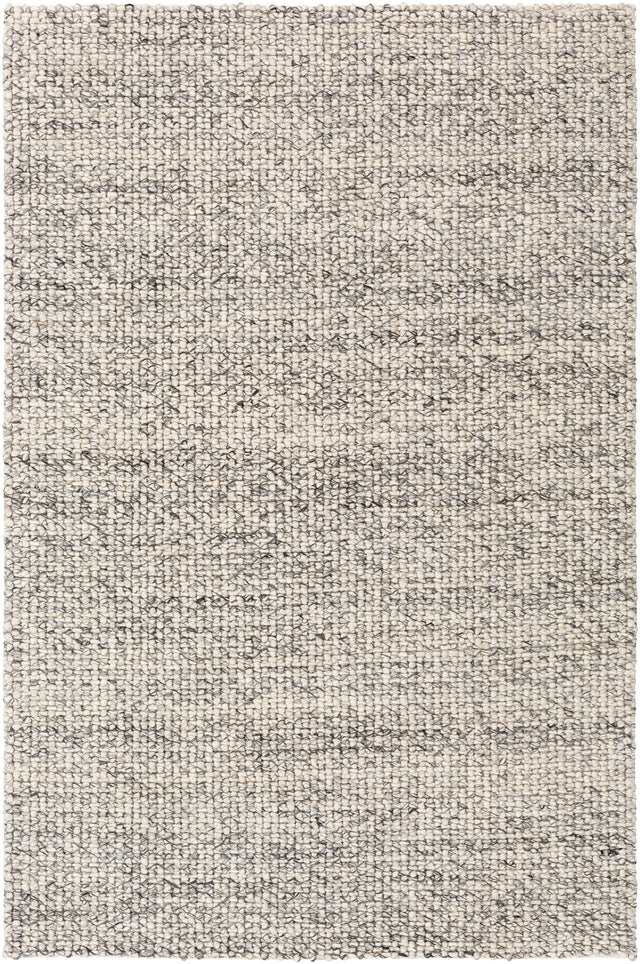 Surya Lucerne Lne-1001 Charcoal, White Rugs.