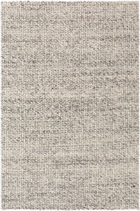 Surya Lucerne Lne-1001 Charcoal, White Rugs