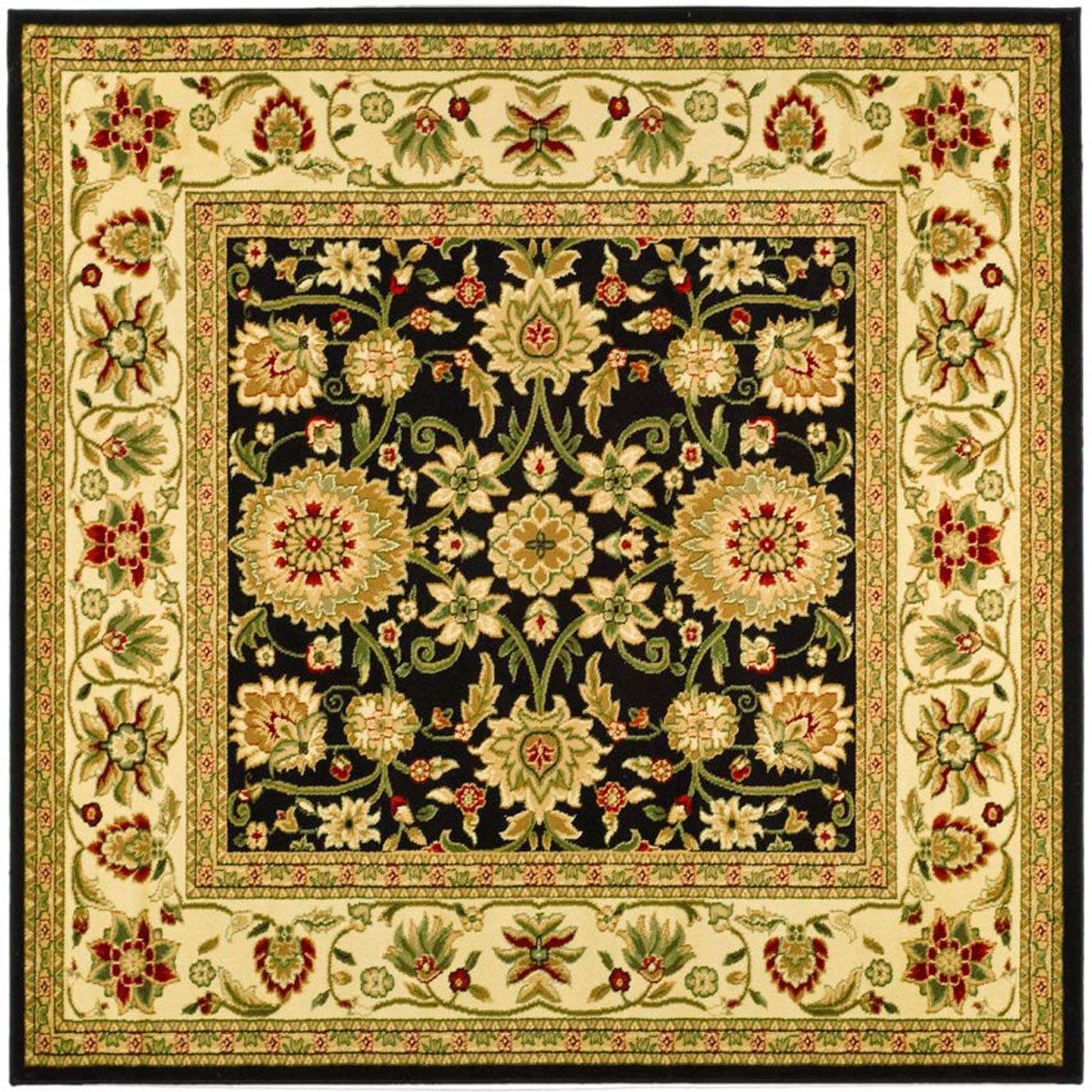 Safavieh Lyndhurst Lnh212A Black/Ivory Rug