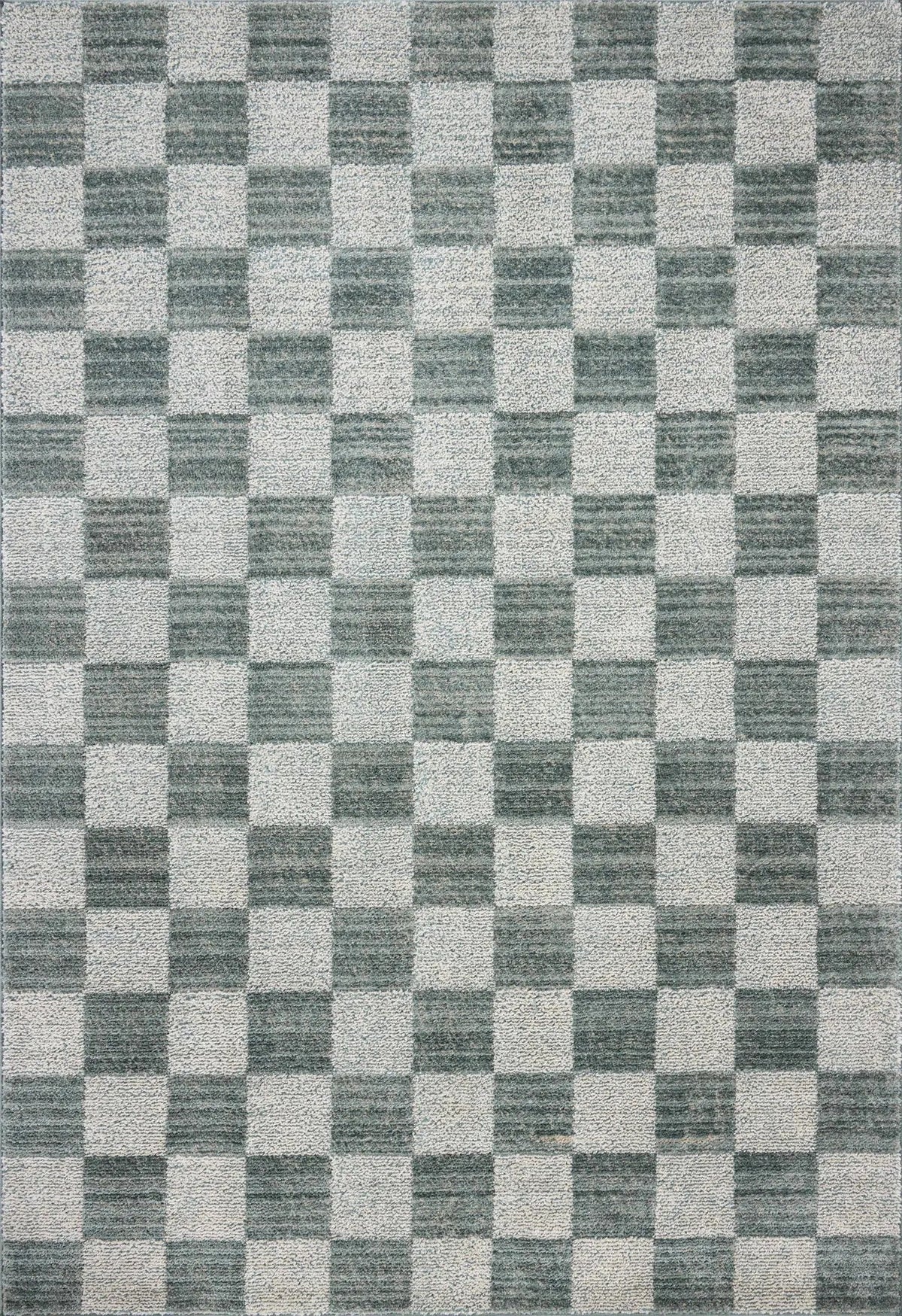 Chris Loves Julia x Loloi Calvin CLV-01 Blue / Ivory Rug - main flat