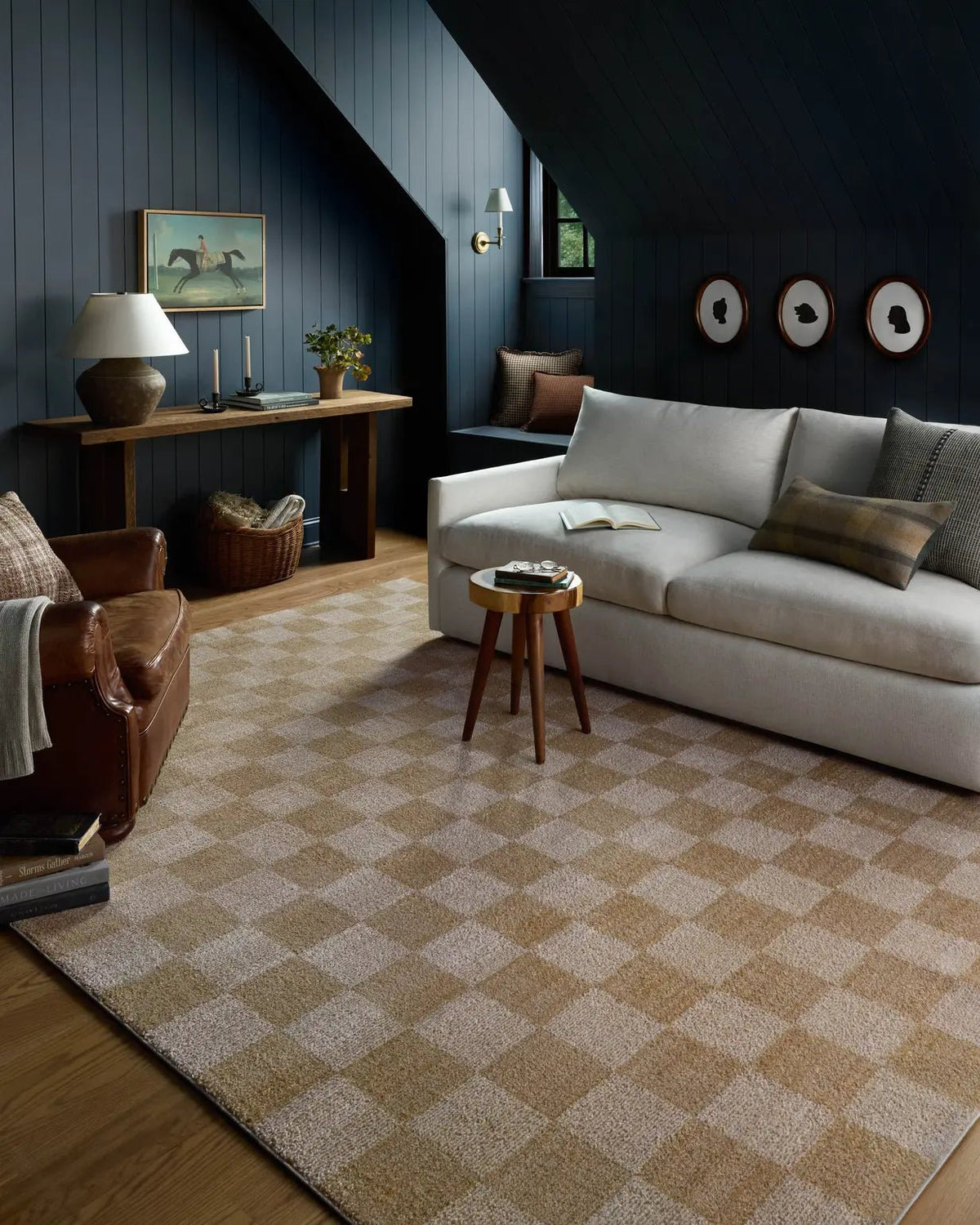 Chris Loves Julia x Loloi Calvin CLV-01 Wheat / Ivory Rug - room scene 3