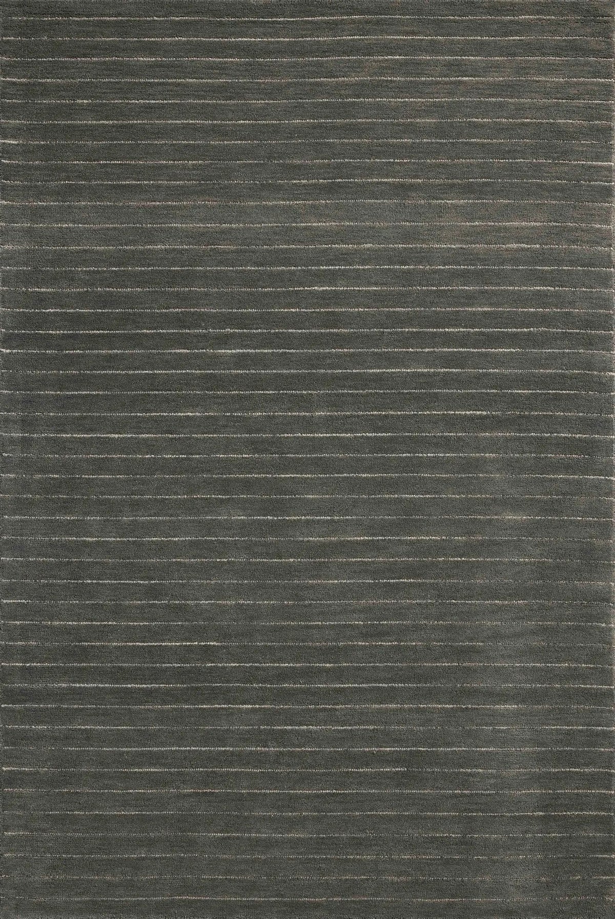 Chris Loves Julia x Loloi Henry HEY-01 Charcoal / Ivory Rug - main flat