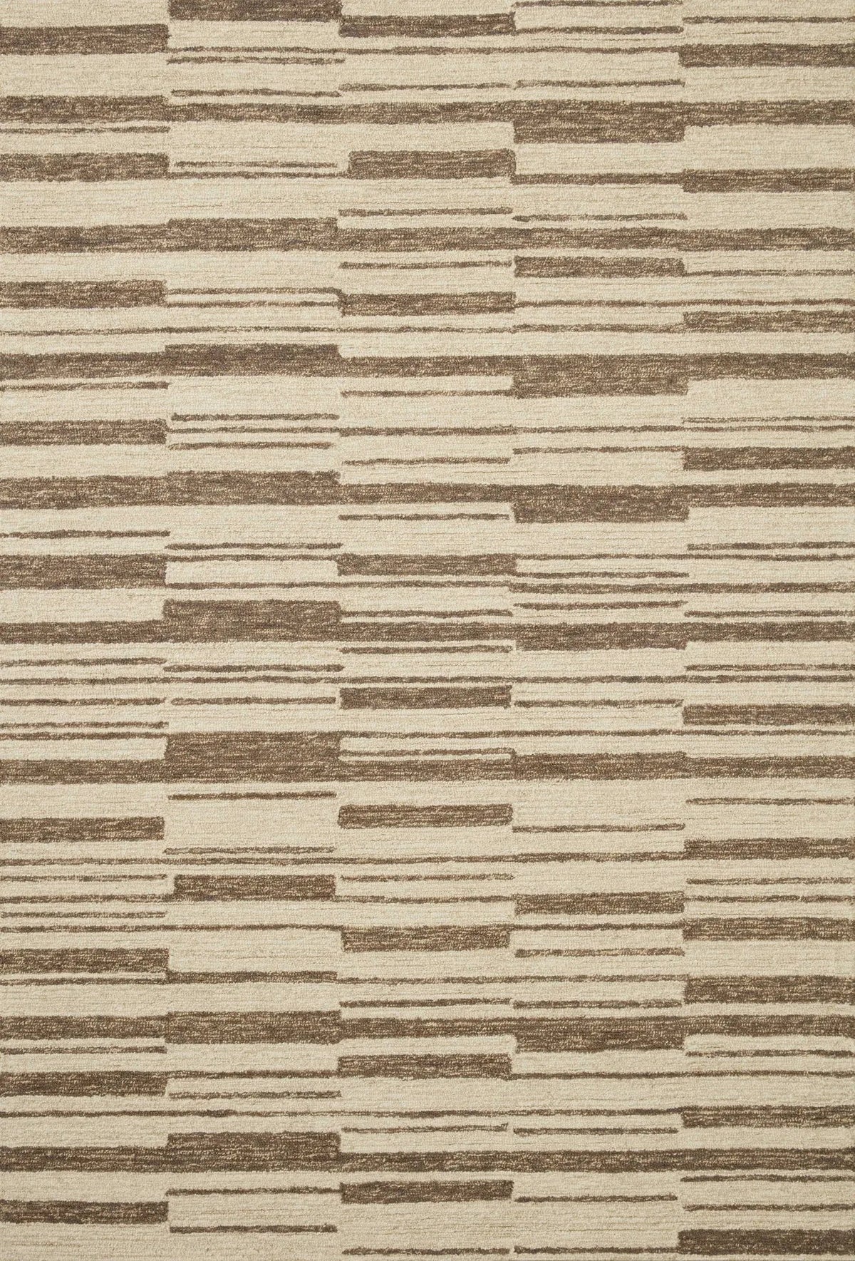 Chris Loves Julia x Loloi Polly POL-04 Beige / Tobacco Rug - main flat