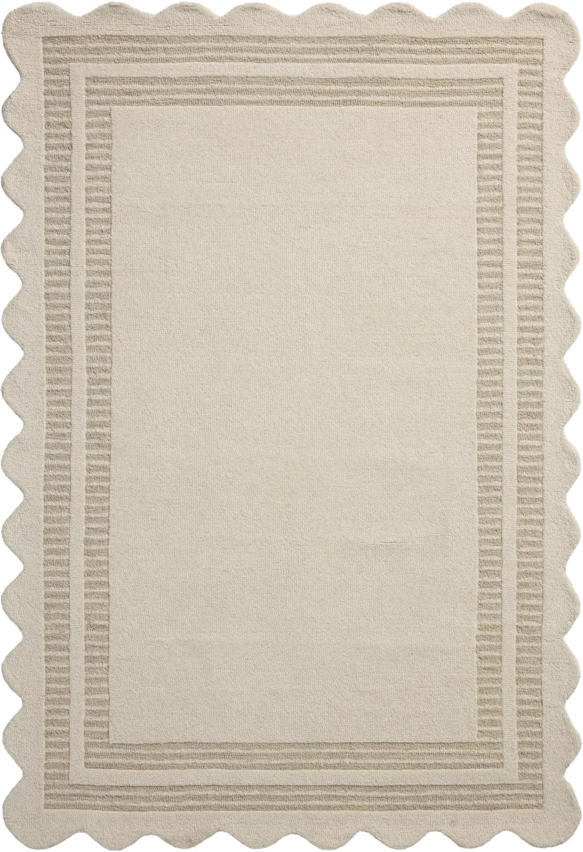 Chris Loves Julia x Loloi Scottie SCO-01 Ivory / Grey Rug - main flat