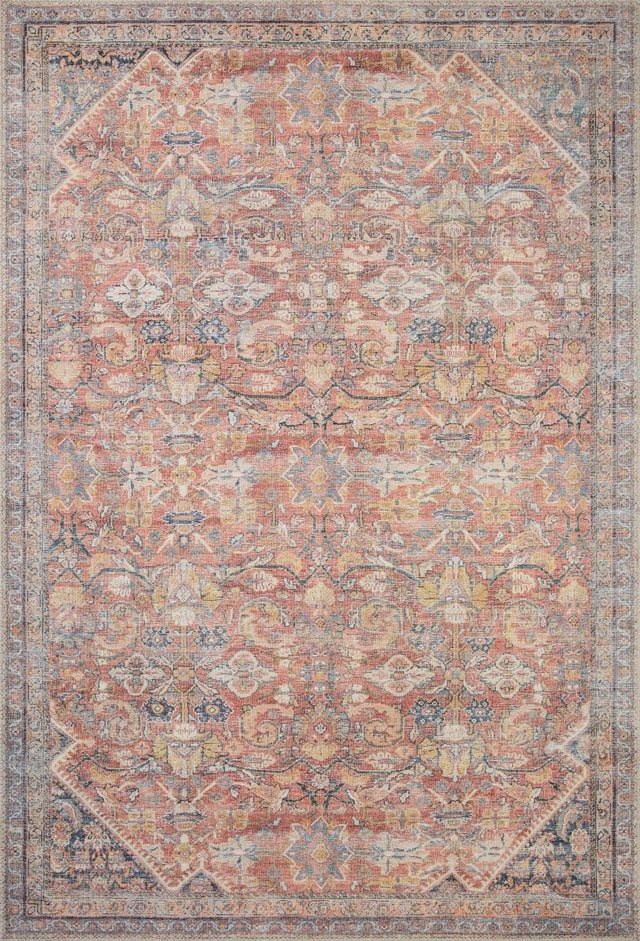 Loloi Adrian Adr-02 Rust/Denim Rug.