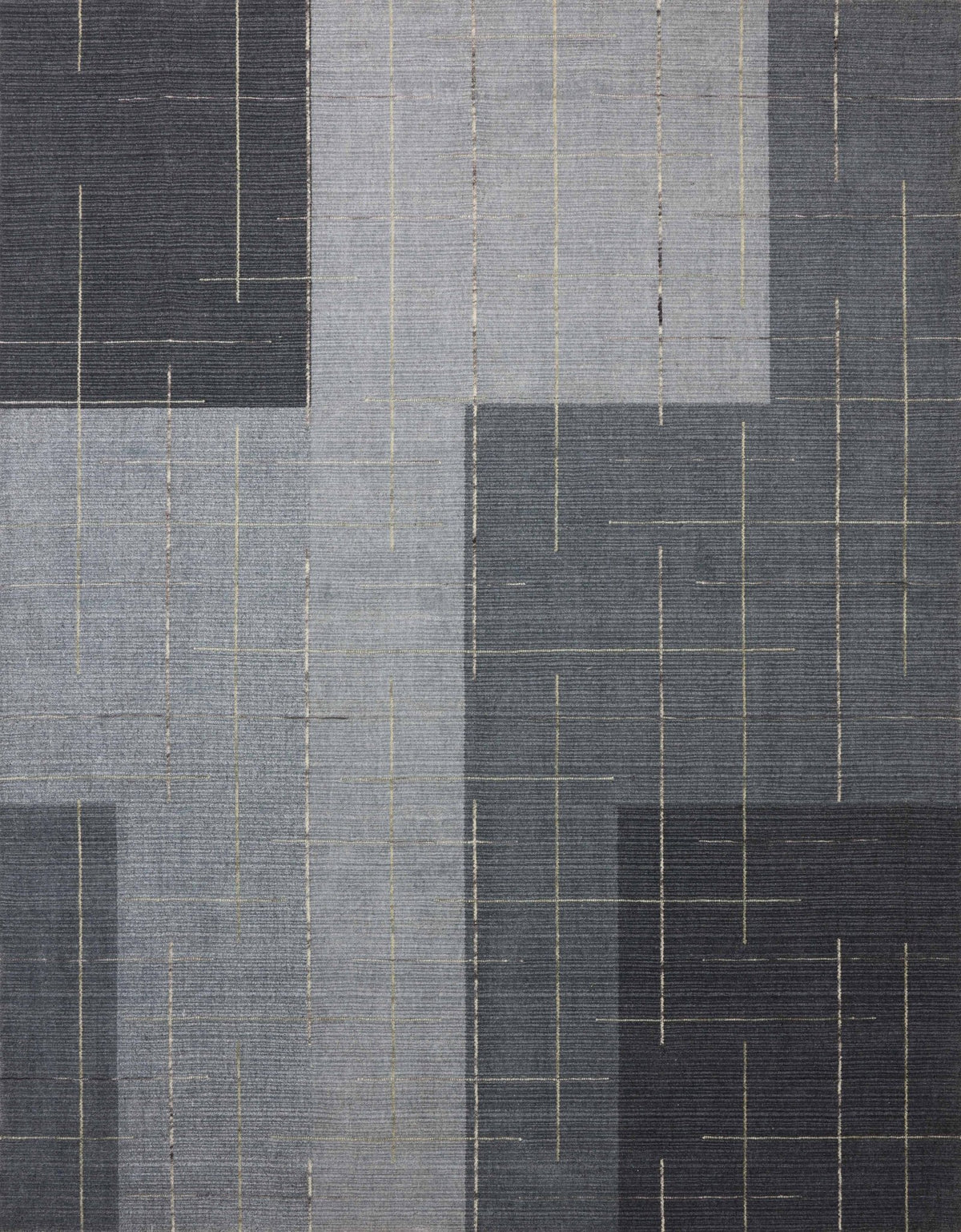 Loloi Alistair ALS-01 Contemporary Hand Loomed Slate, Natural Rug