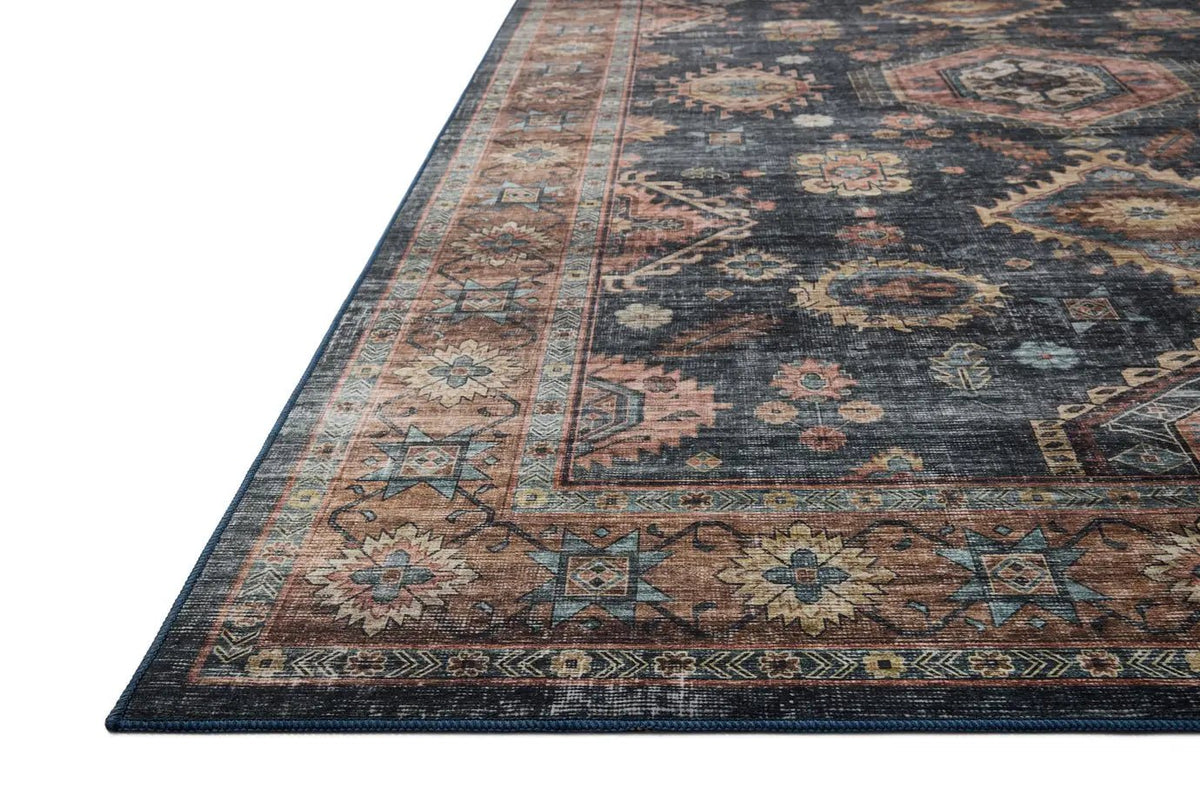 Loloi Anniston ANS-03 Denim / Sunset Rug - rug corner