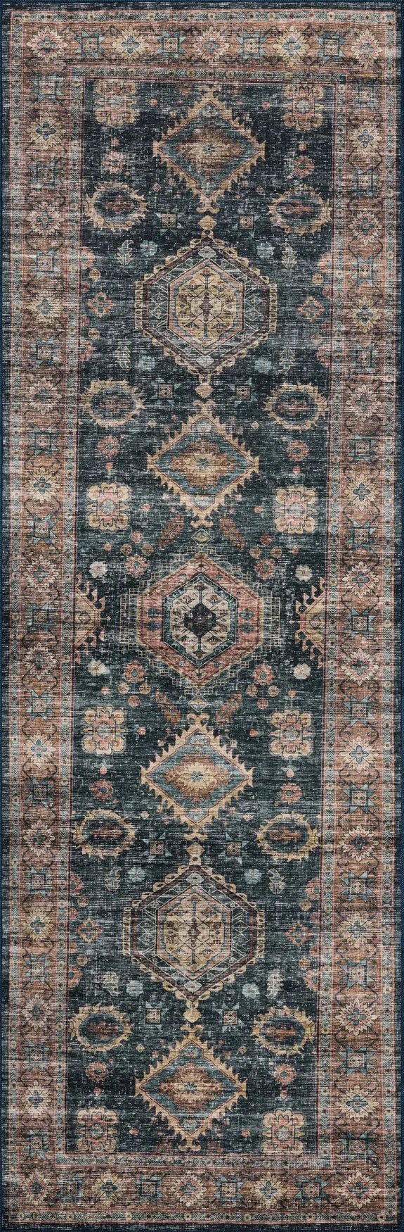 Loloi Anniston ANS-03 Denim / Sunset Rug - runner flat