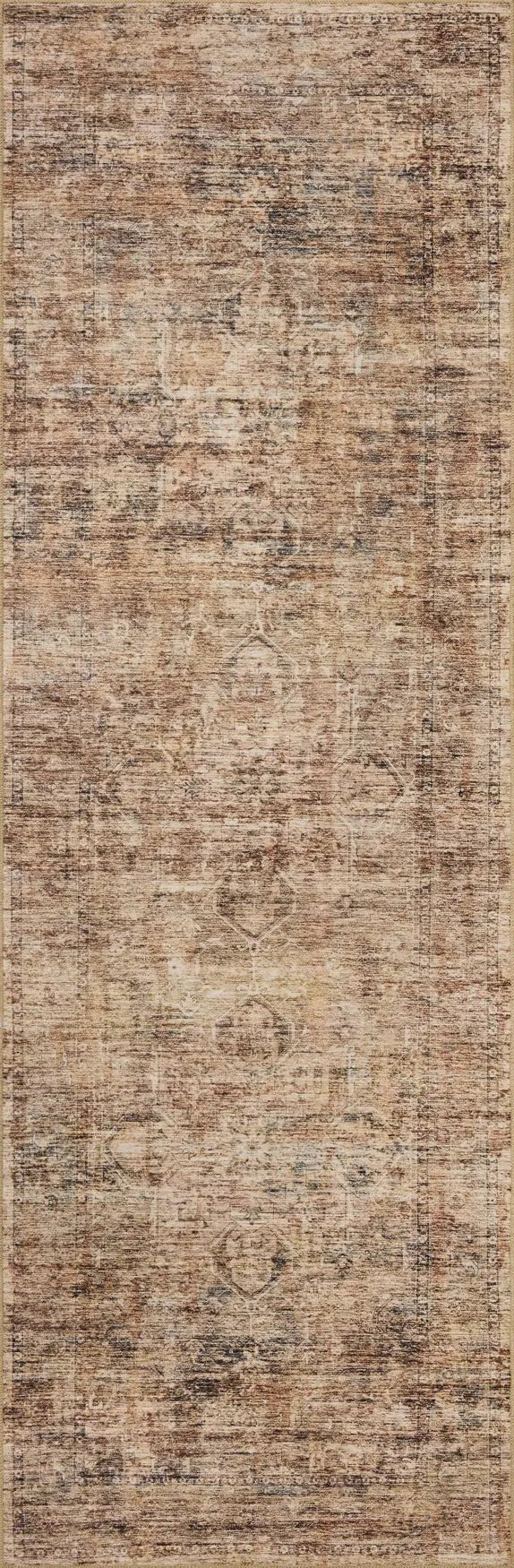 Loloi Anniston ANS-06 Clay / Charcoal Rug - runner flat
