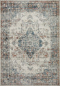 Loloi Bianca Bia-10 Ivory/Ocean Rugs.