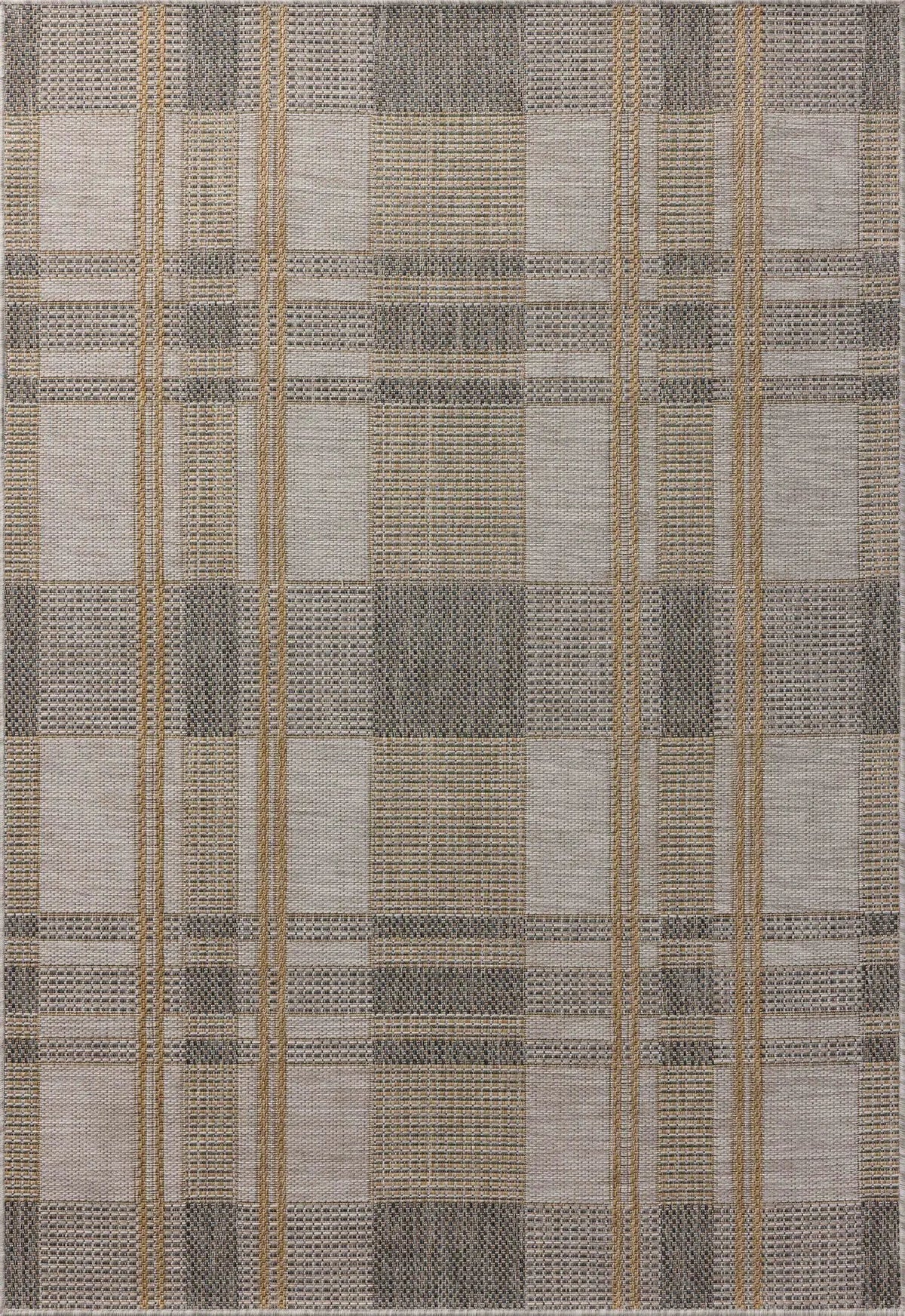 Loloi Birch BIR-05 Bone / Gold Rug - main flat