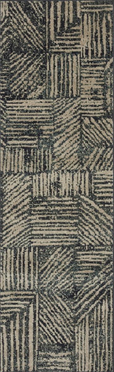 Loloi Bowery Bow-01 Midnight/Taupe Rugs.