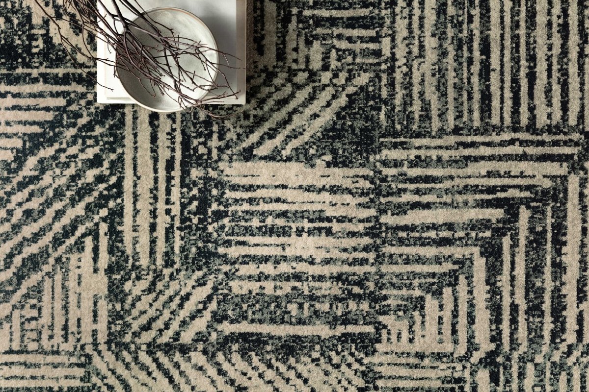 Loloi Bowery Bow-01 Midnight/Taupe Rugs.