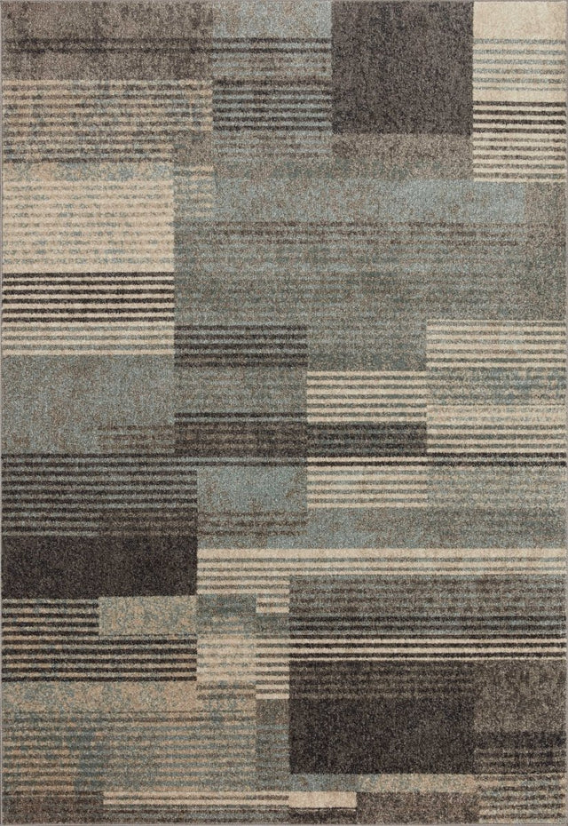Loloi Bowery Bow-06 Storm/Taupe Rugs.