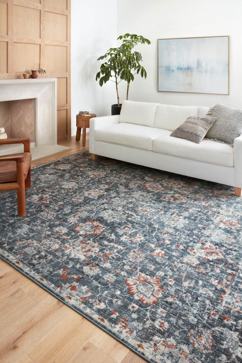 Loloi Cassandra Csn-04 Blue/Rust Rugs.