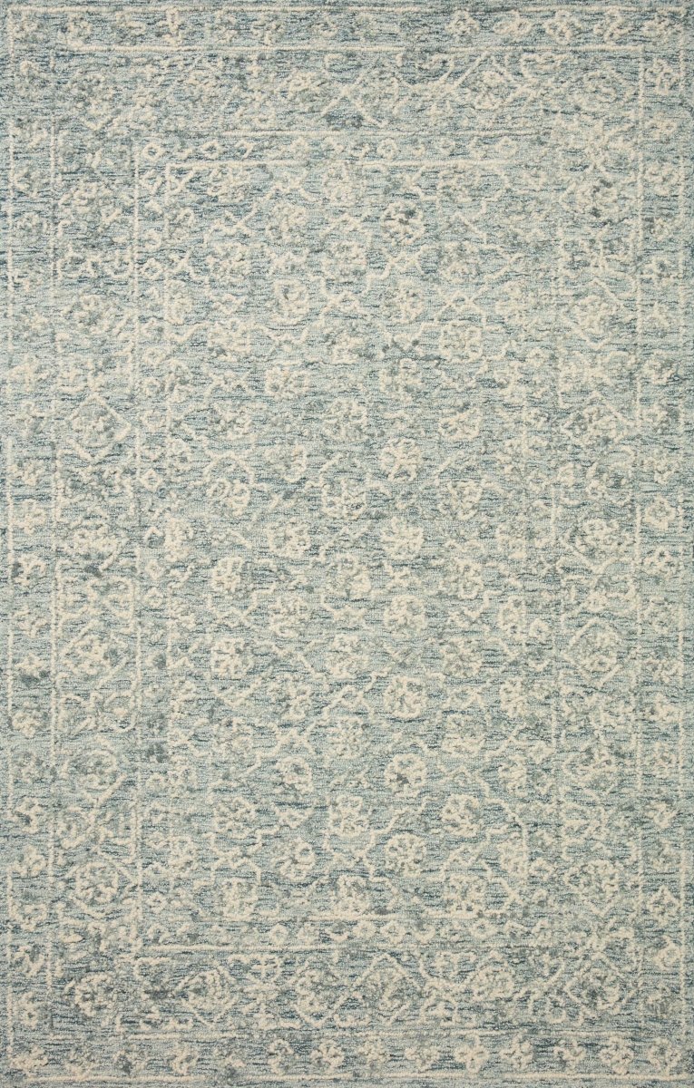 Loloi Cecelia Cec-01 Ocean/Ivory Rug.