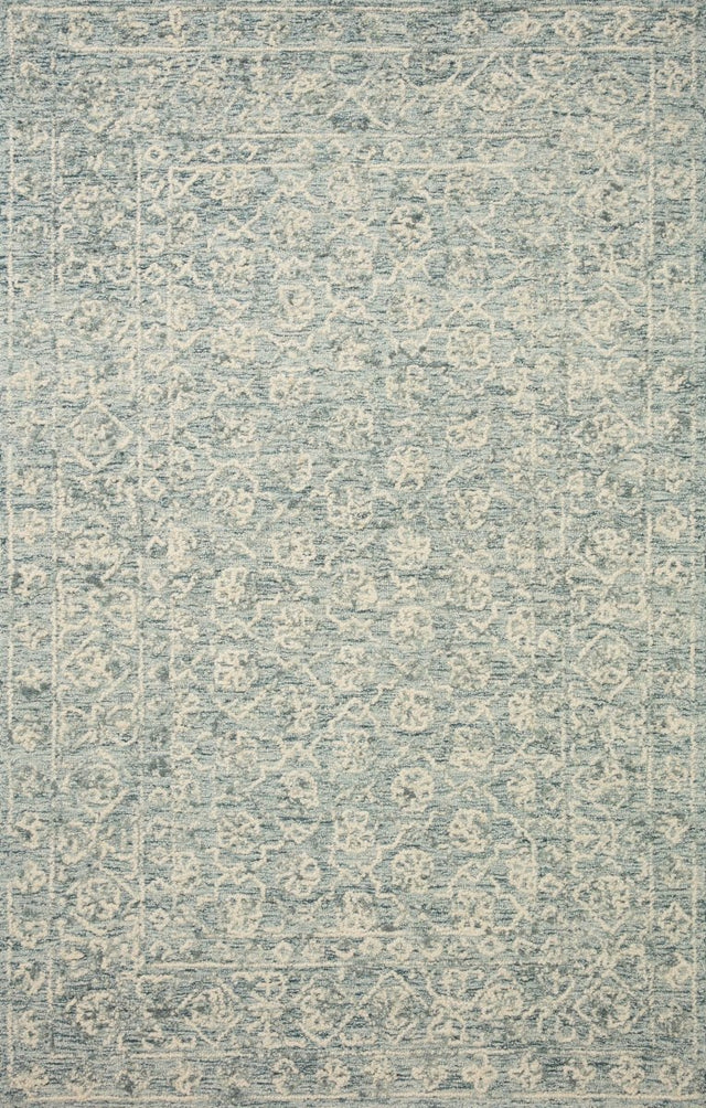Loloi Cecelia Cec-01 Ocean/Ivory Rug.
