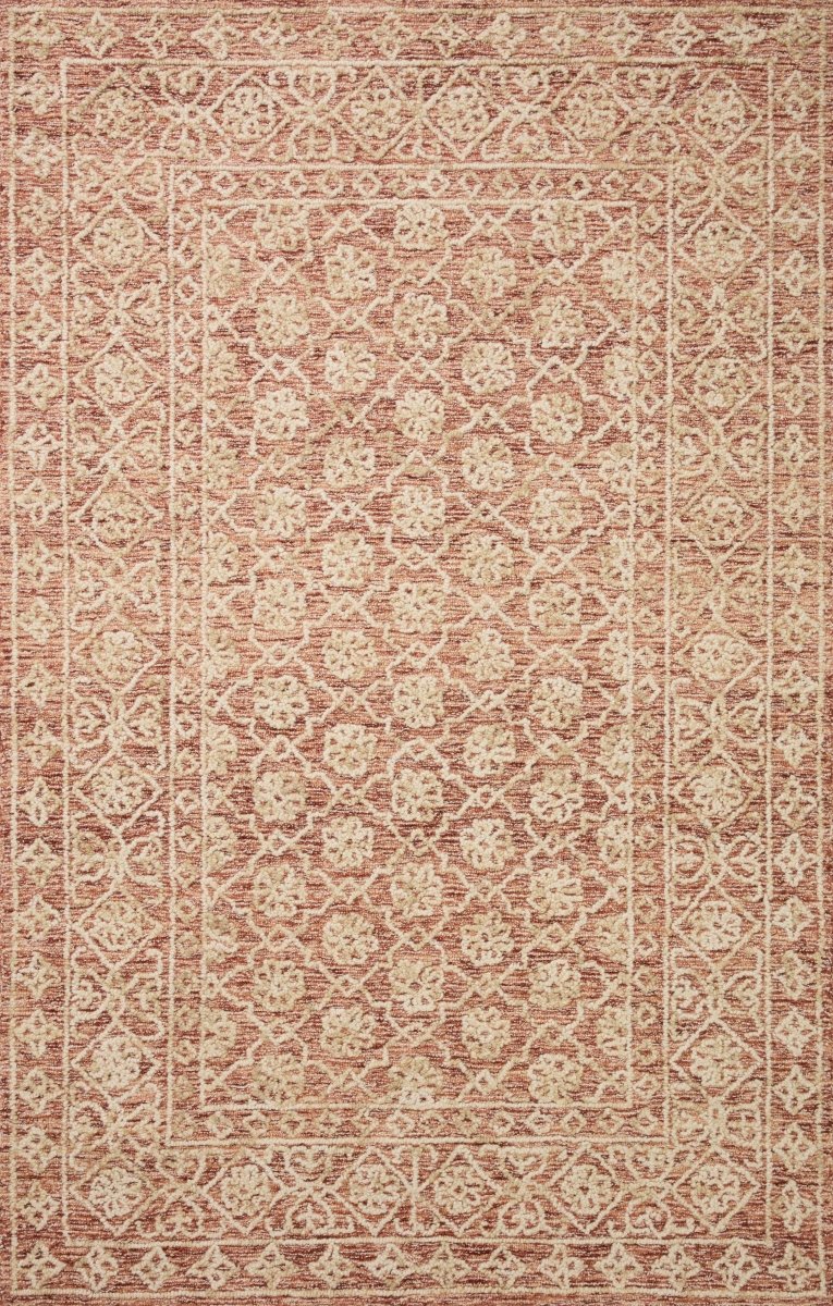 Loloi Cecelia Cec-01 Rust/Natural Rug.