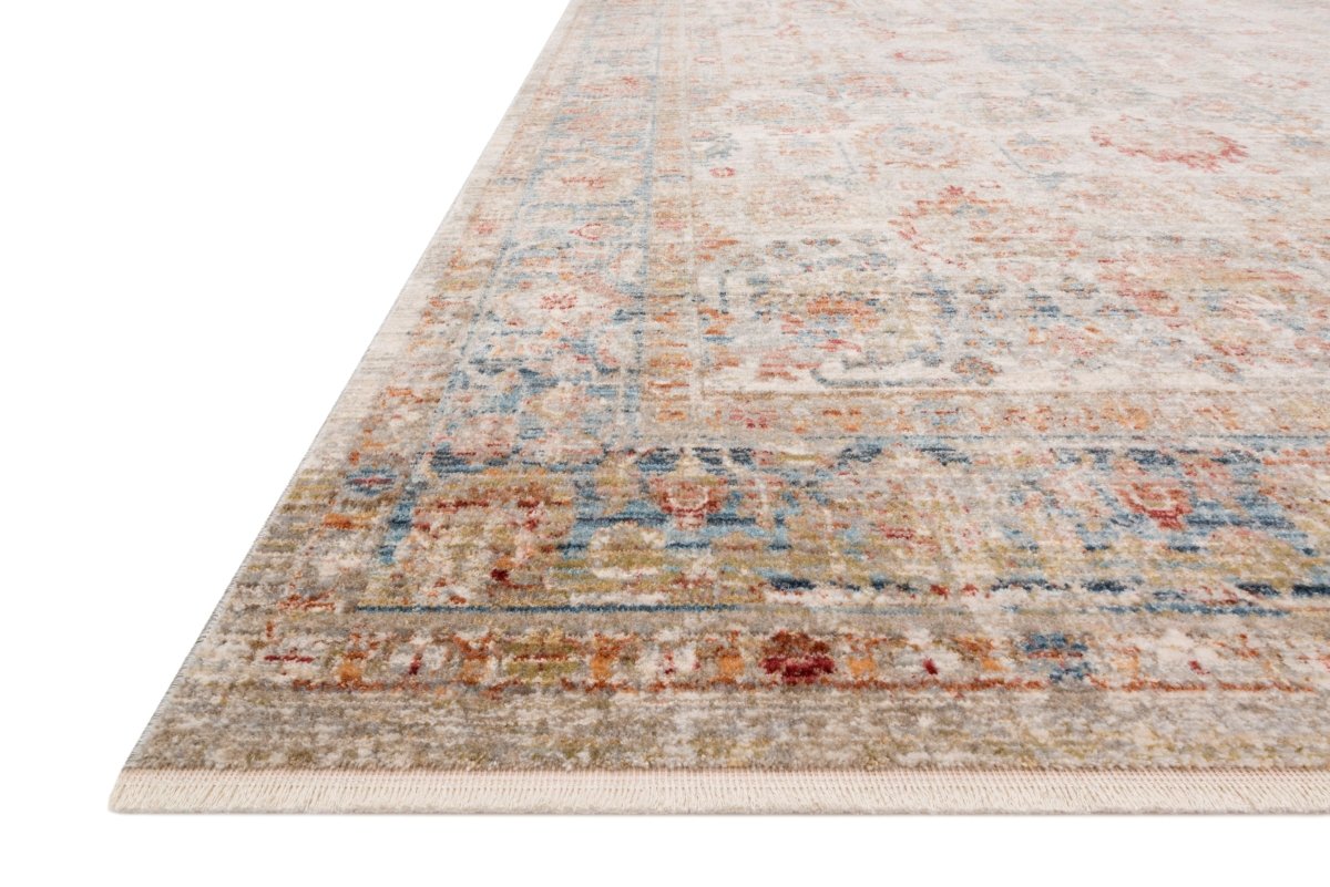 Loloi Claire Cle-02 Ivory/Ocean Rugs.