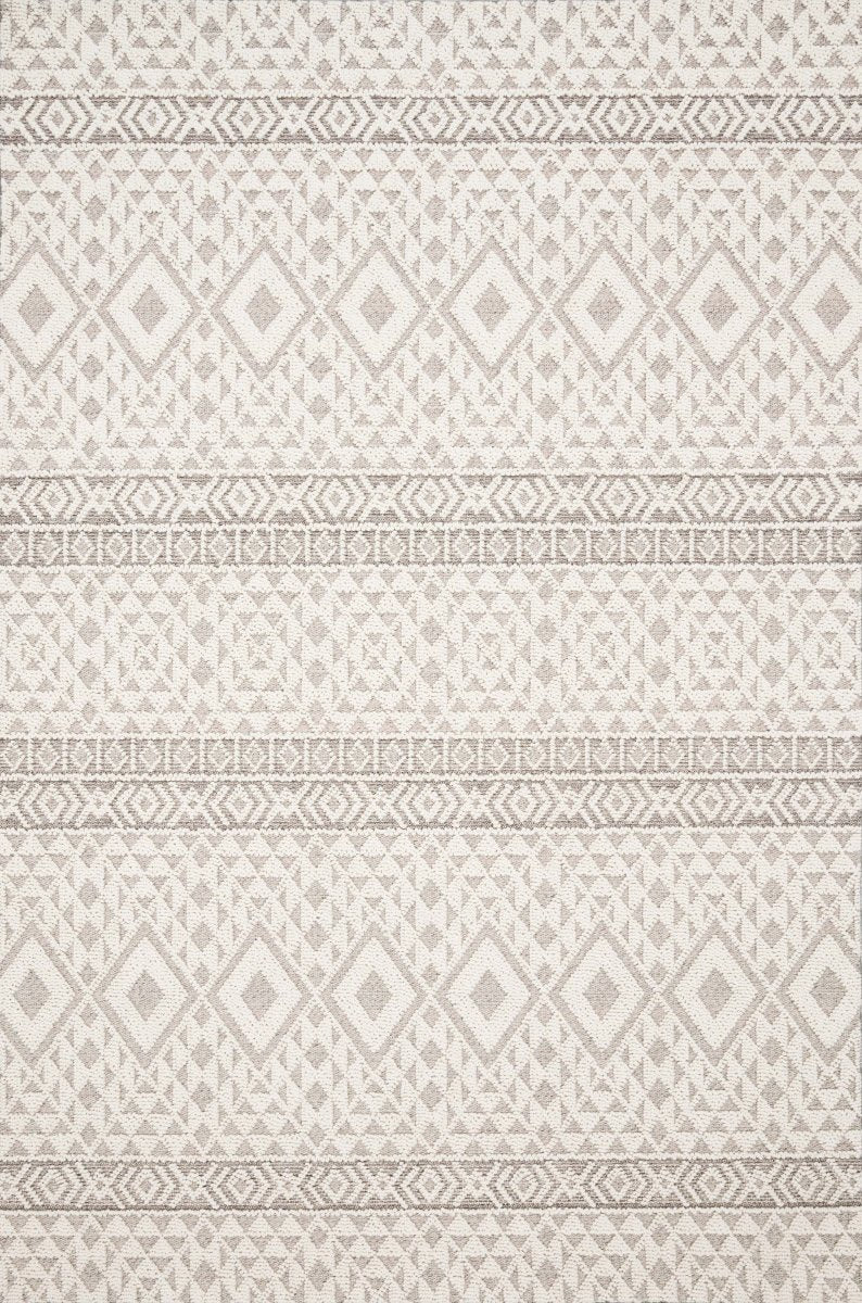 Loloi Cole Col-04 Silver/Ivory Rugs.