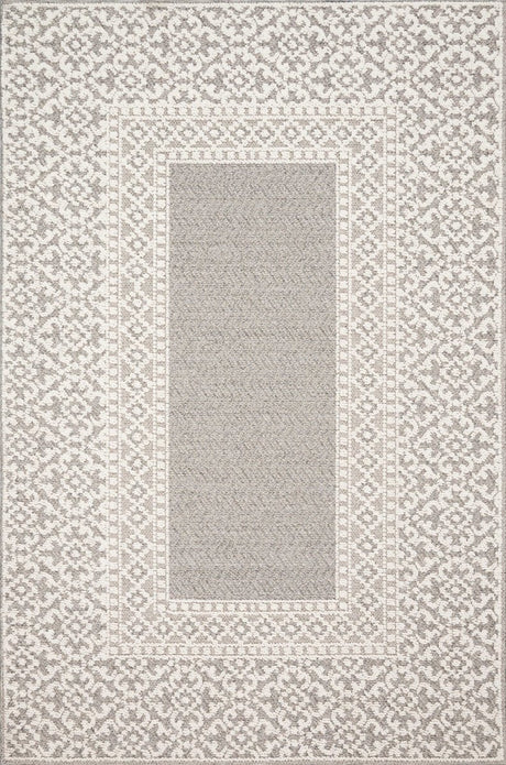Loloi Cole Col-05 Grey/Ivory Rugs.