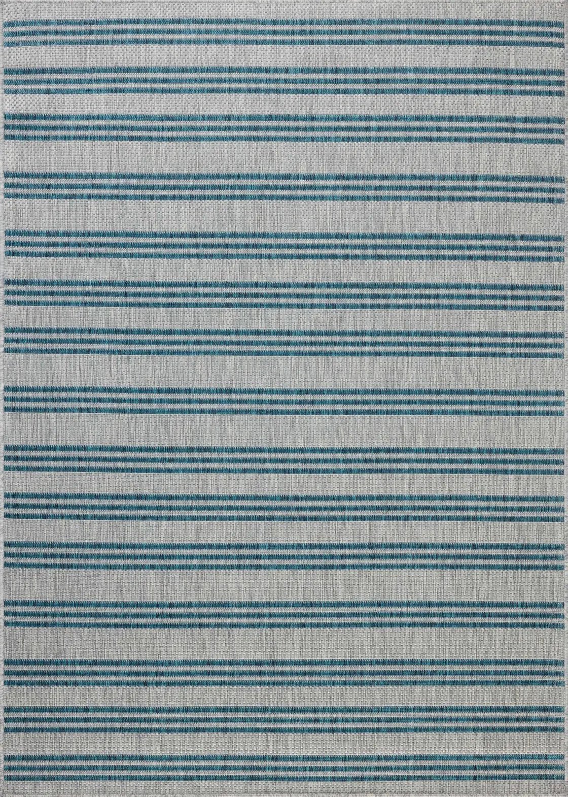 Loloi Easton ESN-04 Teal / Fog Rug - room scene 1